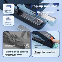 50-Page Heavy-Duty Stapler, Labor-Saving Stapler, Exam Paper And Document Binding Machine, Compatible with 24/6 And 24/8 Staples, Black