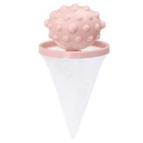 Pet Hair Remover Washing Machine Floating Lint Filter Bag Reusable Laundry Ball Clothes Hair Cleaning Tools Cat Hair Catcher rožinė