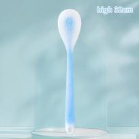 Multi-Function Lotion Sunscreen Ointment Long Handle Body Silica Gel Massage Free Sunscreen Back Applicator Tool 32cm mėlyna