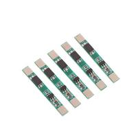 5 vnt. 3,7 V ličio baterijos įkrovimo apsaugos plokštės modulis 3A viršsrovės vertė ONR SIZE