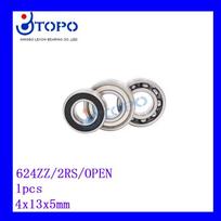 4*13*5mm Gilios vagos rutuliniai guoliai 624 ZZ/2RS/OPEN 624-ZZ