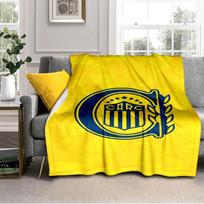 Rosario Central Crest Blanket Outdoor Flannel Blanket for Camping, Hiking, Garden Parties, Picnic Essentials,gift for family and friends 75x90cm