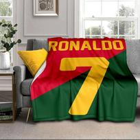 Ronaldo's Number Seven Portable Blanket/Soft Blanket Bedding Blanket Suitable for Travel Camping Living Rooms Offices Sofas Fan Gifts 75x90cm