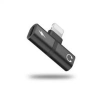 2 viename adapteris iPhone 7/8/8/X Dviguba jungtis Aux Audio & Įkrovimas & Skambinimas & Sinchronizavimo kabelio jungtis