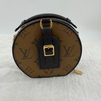 [Pre-Owned] Louis Vuitton Mini Boîte Chapeau 'Brown Monogram Reverse Canvas' - Excellent #5E32IJ ONE SIZE