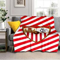 Sevilla Fc Crest Design Blanket Outdoor Flannel Blanket for Camping, Hiking, Garden Parties, Picnic Essentials,gift for family and friends 75x90cm