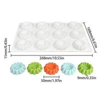 Flat Round Shaped Chocolate Dessert Mold 12 Options Baking Mould New Mousse Cake Mold  DIY Baking balta