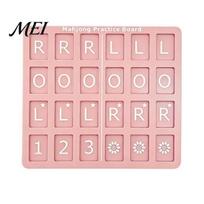 Mahjong Strategy Practice Tool 1/4Pcs 3D Printed Board, Solo Trainer with RLO Charleston Guide & 24 Slots, American Training Aid for Beginners Board