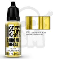 Gstu510514 chrome paint gold 17ml