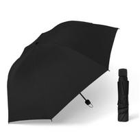 Rain gear, black vinyl, dual use for sunny and rainy days, eight rib manual, outward folding umbrella, 99mm Diameter at Black