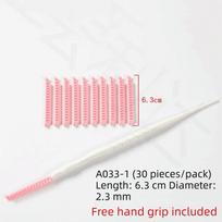 20/30Pcs 2.3/3.3/4/5mm Diameter Hair Root Perm Rods Bangs Volumizing Waves Perm Rods Bars  Salon 4mm 20Pcs white
