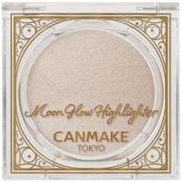 Canmake Moon Glow Highlighter 01 Moon Glow White Highlighter Baked formula Elegant glow White beige 3.7g