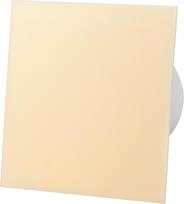 Wentylator drim 100 dts opóźniony timer beżowy plexiglass połysk komplet wentylator plus panel