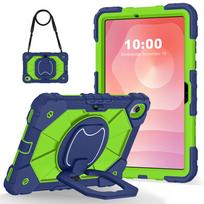 2026 New for Samsung Galaxy Tab S11 Case 11inch SM-X730 360 Rotating Stand with Shoulder Strap and Pencil Holder Tablet Cases Tab S11 2025 11inch