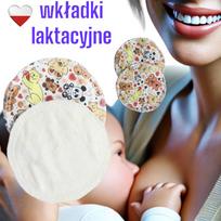 Wkładki laktacyjne pul bambus - misie