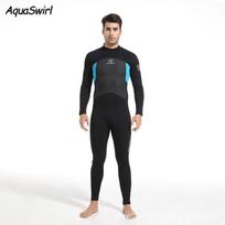 3mm Full-Body Wetsuit Men Women Chloroprene Neoprene Surfing Diving Snorkeling Thermal Protection UV Resistance Medium