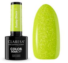 Claresa lakier hybrydowy funky disco 7 lime light 5g