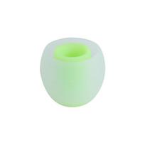 3.8mm Universal Headphone Replacement Earbuds Silicone Ear Tips In-ear Earphone Ear pads cushion L balta/žalia