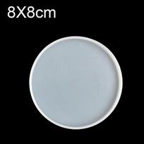 Fluid Arts Silicone Cup Mad Epoxy Resin Casting Molds Jewelry Making Mould Round Coaster Mold 8x8cm