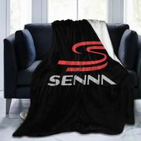Ayrton Senna Blanket Soft Warm Cozy Fleece Throw Blanket Lightweight Flannel Fuzzy Blankets for Couch Bed Sofa Travel Size: 75*100cm, Weight: 230 GSM