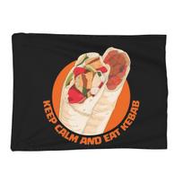 Funny Doner Kebab Cartoon Blanket Soft Warm Flannel Throw Blanket Bedspread for Bed Living room Picnic Travel Home Sofa Size: 75*100cm, Weight: 230 GSM