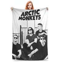 Arctic Monkeys Rock Band Blankets Breathable Fleece Sofa Throw Blanket for Home Bedroom Office Throws Bedspread Quilt Size: 75*100cm, Weight: 230 GSM