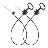 2Pcs Sofa Recliner Cable Heavy Duty Universal D-Ring Pull Handle Spring Wire Couch Metal Recliner