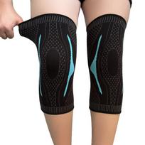 Sports Knee Pads Knitted Elastic Basketball Outdoor Sports Pressurized Leg Pads Non-slip Breathable Knee Protective Cover S size