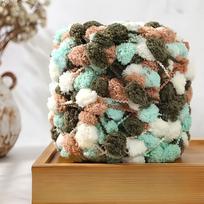 100g Space-Dyed Garment Accessories Mixed Color Handmade Crochet Knitting Weaving Thick Yarn Plush Multi-Color K
