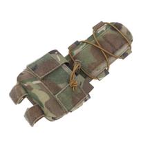 Helmet Battery Pouch for MK2 Kaudura Helmet Battery Pack Storage Bag Accessory with Hook and Loop for Shooting Cycling kamufliažas