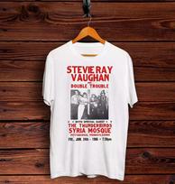 Stevie Ray Vaughan Double Trouble Live Tour Concert T-Shirt Size S-4XL Unisex T-Shirt L