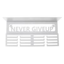 Medal Hanger Display Multipurpose Innovative Wall Mounted Metal Awards Rack with   Shelf for Runners