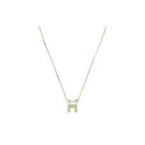 Hermes Pop H Series Pendant Bubble Green Metal Necklace Women necklace Rose-Gold H147991FO17 Basic Packaging-Box+Dust Bag or Padding Board