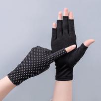 Breathable Sunscreen Gloves UV Protection Anti-UV Mittens Fashion Sun Protection Gloves  Sports tamsiai rausva spalva