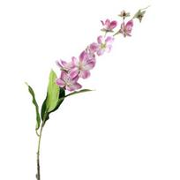 Artificial Jasmine Flowers Realistic Faux Silk Flower Bouquet with Long Stem for Shop Garden Office Home Wedding Party Decor tamsiai rausva spalva