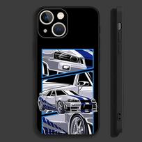 Cars of F-Fast and F-Furious Phone Case For iPhone 16,15,14,13,12,11,Pro,Max,Plus,Mini,X,XS,XR,8,7,6,S,SE Soft Black Case iPhone13mini