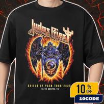 Judas Priest Shield Of Pain Tour 2026 Austin Event Tee On October 25 2026 Merch XL