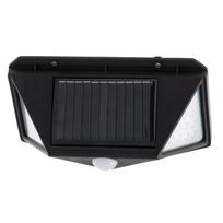 RoGer Solar lamp with halogen, 100 LEDs, and motion sensor