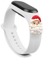 Fusion Accessories Xiaomi Mi Band 5/6 White Xmas Santa