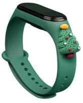 Fusion Accessories Xiaomi Mi Band 3/4 Green Xmas Christmas Tree 2