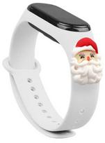 Fusion Accessories Xiaomi Mi Band 3/4 White Xmas Santa