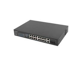 LANBERG 19" Rackmount Switch, PoE+, 16 Ports
