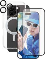 PanzerGlass CARE Feature 3-in-1 Ceramic iPhone 16 Pro