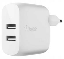 BELKIN Dual USB-A 12W Charger, White