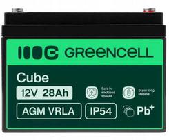 GREEN CELL Cube AGM VRLA 12V 28Ah