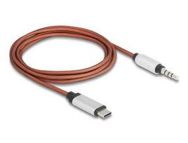 Delock 81288 USB-C/3.5mm 1.2m Orange