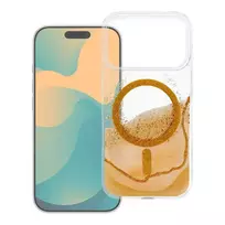 OEM Golden phone case with MagSafe support for iPhone 13 | iPhone 14 gold