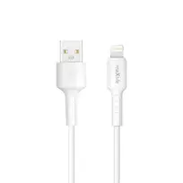 maXlife MXUC-13 data transfer and charging cable | USB-A to Lightning | 15W | 1m | white
