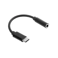 maXlife mXJC-02 audio adapter 3.5 mm jack - USB-C black