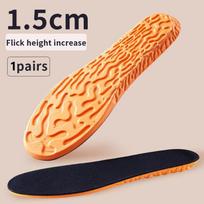 1 Pair EVA Material Invisible Height Increase Insoles For Shoes Breathable Shock Absorption Comfortable For Women Men 35-36